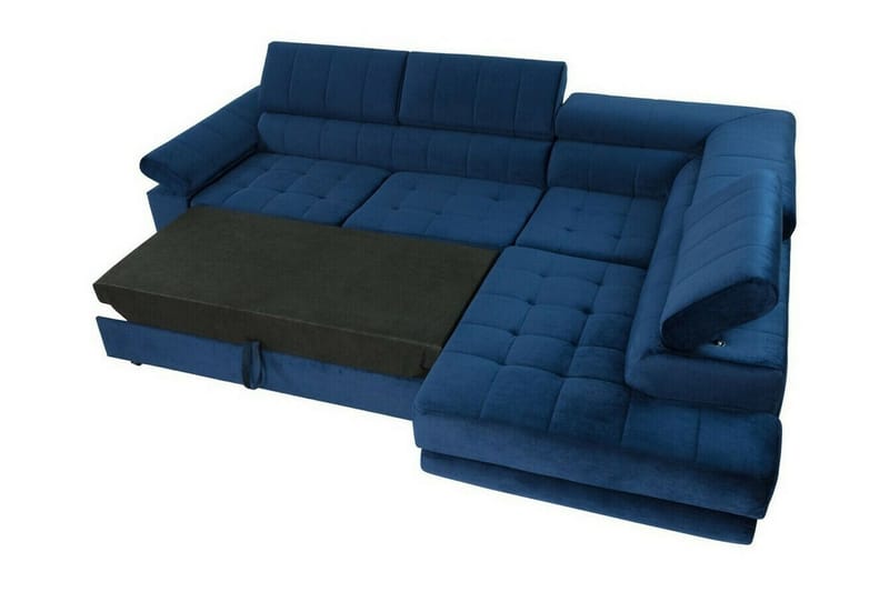 Kintore 3-sits Hörnbäddsoffa NO_BRAND Yellow - Møbler - Sofaer - Sovesofaer - Hjørnesovesofa