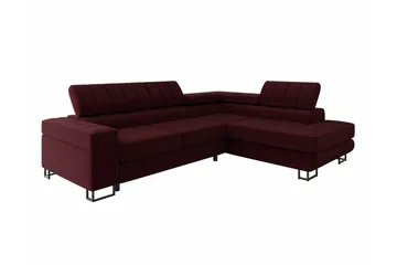 Kintore 3-sits Hörnbäddsoffa Red - Møbler - Sofaer - Sovesofaer - Hjørnesovesofa