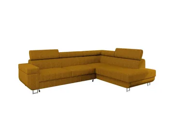 Kintore 3-sits Hörnbäddsoffa Yellow - Møbler - Sofaer - Sovesofaer - Hjørnesovesofa