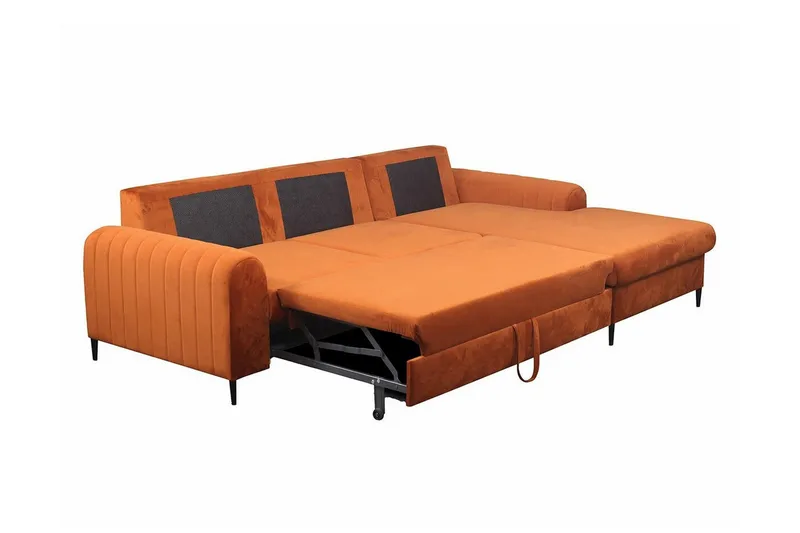 Kintore 3-sits Hörnbäddsoffa Yellow - Møbler - Sofaer - Sovesofaer - Hjørnesovesofa