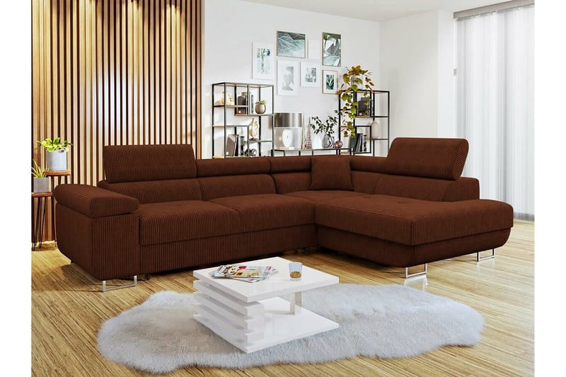 Kintore 4-seters Hjørnesovesofa - Møbler - Sofaer - Sovesofaer - Langsgående sovesofa