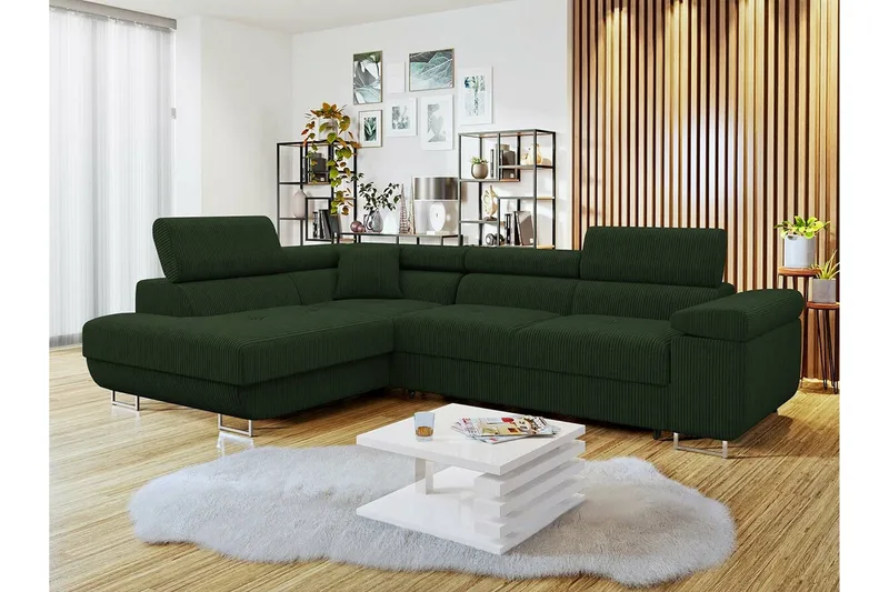 Kintore 4-seters Hjørnesovesofa - Møbler - Sofaer - Sovesofaer - Langsgående sovesofa