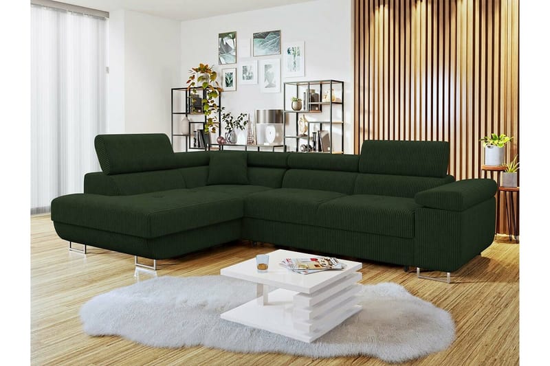 Kintore 4-seters Hjørnesovesofa - Møbler - Sofaer - Sovesofaer - Langsgående sovesofa