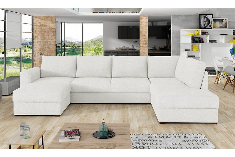 Kintore 4-seters hjørnesovesofa - Møbler - Sofaer - Sovesofaer - Sovesofa divan
