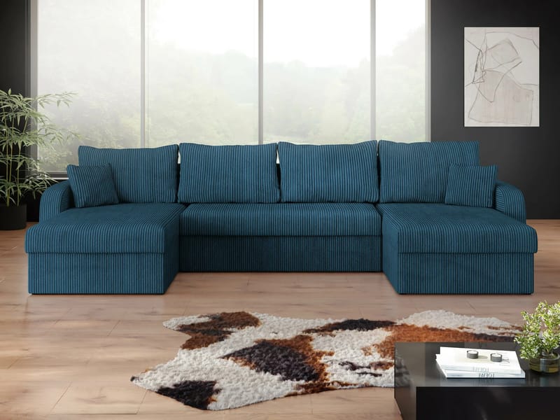 Kintore 4-seters hjørnesovesofa - Møbler - Sofaer - Sovesofaer - Sovesofa divan