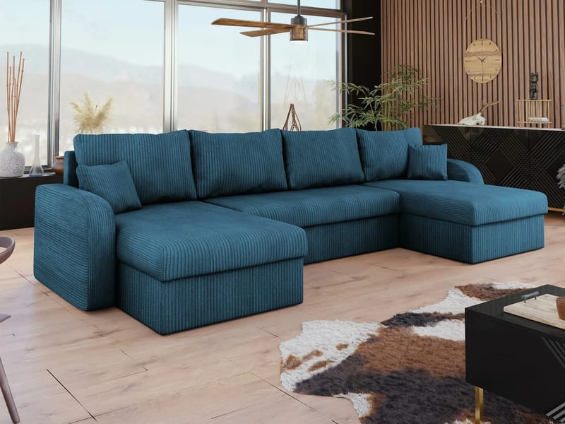 Kintore 4-seters hjørnesovesofa - Møbler - Sofaer - Sovesofaer - Sovesofa divan