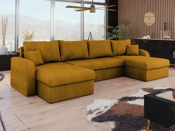 Kintore 4-seters hjørnesovesofa - Møbler - Sofaer - Sovesofaer - Sovesofa divan