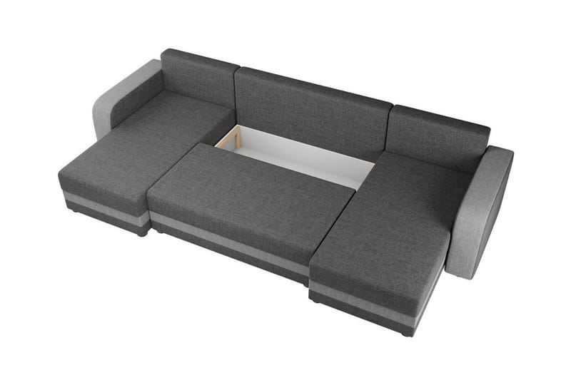 Kintore 4-sits Hörnbäddsoffa Dark grey - Møbler - Sofaer - Sovesofaer - Sovesofa divan