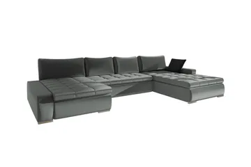 Kintore 4-sits Hörnbäddsoffa Dark grey - Møbler - Sofaer - Sovesofaer - Sovesofa divan