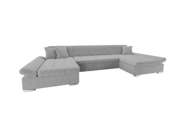 Kintore 4-sits Hörnbäddsoffa Grey - Møbler - Sofaer - Sovesofaer - Langsgående sovesofa