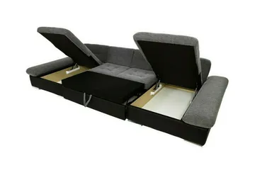 Kintore 4-sits Hörnbäddsoffa NO_BRAND beige - Møbler - Sofaer - Sovesofaer - Sovesofa divan