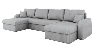 Kintore 4-sits Hörnbäddsoffa NO_BRAND Black/Grey - Møbler - Sofaer - Sovesofaer - Sovesofa divan