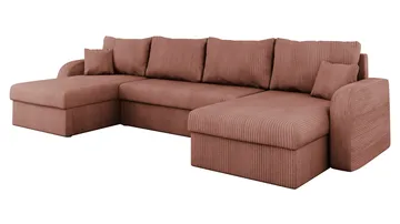 Kintore 4-sits Hörnbäddsoffa NO_BRAND Black/Grey - Møbler - Sofaer - Sovesofaer - Sovesofa divan