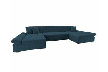 Kintore 4-sits Hörnbäddsoffa NO_BRAND Dark blue - Møbler - Sofaer - Sovesofaer - Hjørnesovesofa