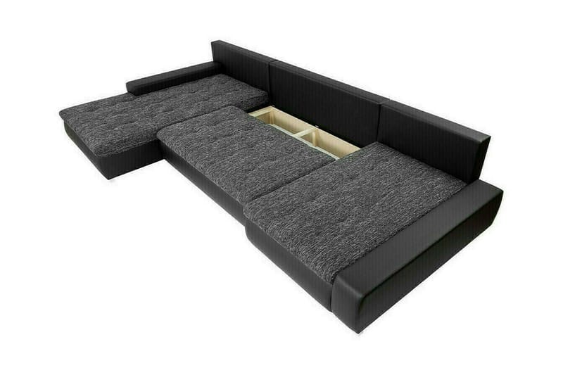 Kintore 4-sits Hörnbäddsoffa NO_BRAND Dark blue - Møbler - Sofaer - Sovesofaer - Langsgående sovesofa