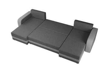 Kintore 4-sits Hörnbäddsoffa NO_BRAND Dark grey - Møbler - Sofaer - Sovesofaer - Sovesofa divan