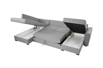 Kintore 4-sits Hörnbäddsoffa White - Møbler - Sofaer - Sovesofaer - Hjørnesovesofa