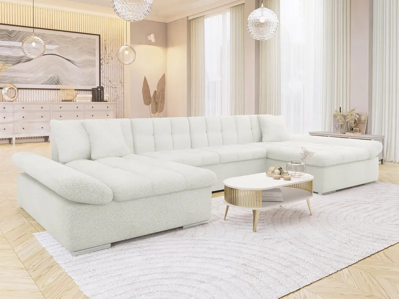 Kintore 5-sits Hörnbäddsoffa NO_BRAND Dark grey - Møbler - Sofaer - Sovesofaer - Sovesofa divan