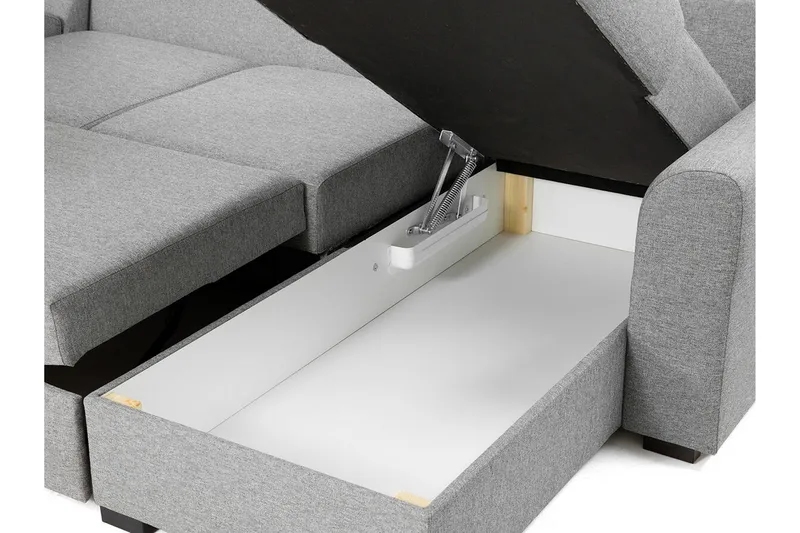 Kintore 6-sits Hörnbäddsoffa Beige/Light beige - Møbler - Sofaer - Sovesofaer - Sovesofa divan