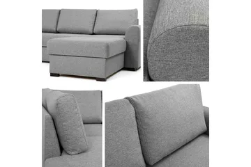 Kintore 6-sits Hörnbäddsoffa NO_BRAND Beige/Light beige - Møbler - Sofaer - Sovesofaer - Sovesofa divan