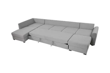 Kintore 6-sits Hörnbäddsoffa White - Møbler - Sofaer - Sovesofaer - Hjørnesovesofa