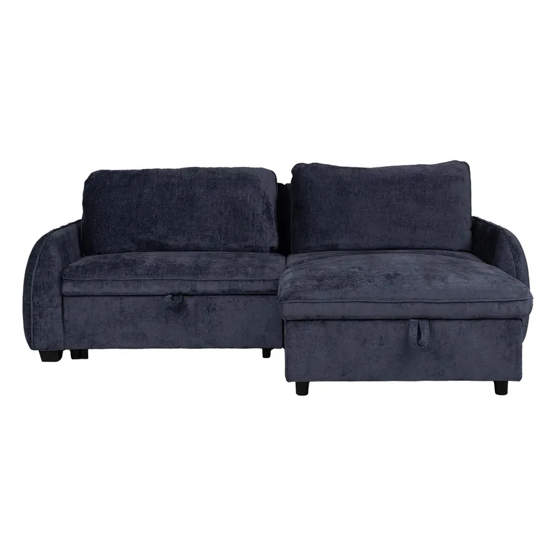 Hjørnesovesofa Klevor - Blå - Møbler - Sofaer - Sovesofaer - Hjørnesovesofa