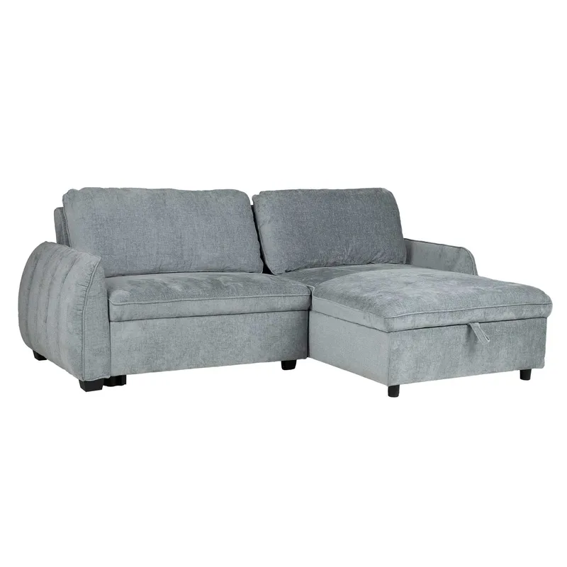 Hjørnesovesofa Klevor, blågrønn