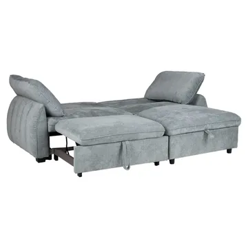 Hjørnesovesofa Klevor - blågrønn - Møbler - Sofaer - Sovesofaer - Hjørnesovesofa