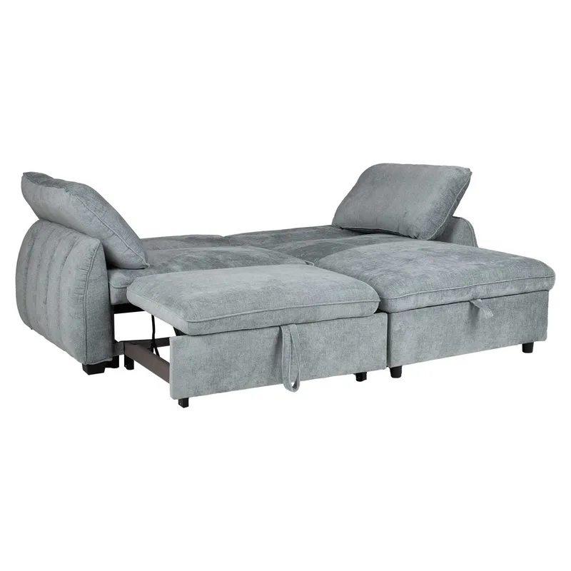 Hjørnesovesofa Klevor - blågrønn - Møbler - Sofaer - Sovesofaer - Hjørnesovesofa