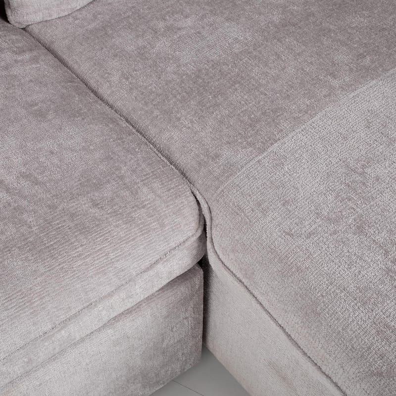Hjørnesovesofa Klevor - Lys grå - Møbler - Sofaer - Sovesofaer - Hjørnesovesofa