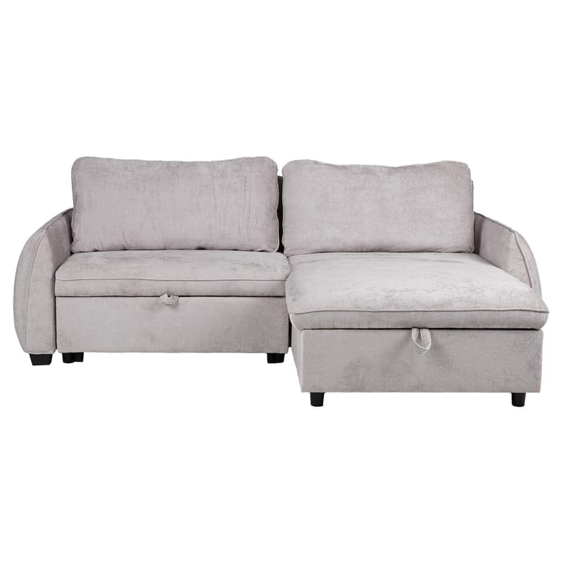 Hjørnesovesofa Klevor - Lys grå - Møbler - Sofaer - Sovesofaer - Hjørnesovesofa