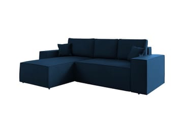 Knocklong 3-seters Hjørnesovesofa - Blå - Møbler - Sofaer - Sovesofaer - Hjørnesovesofa