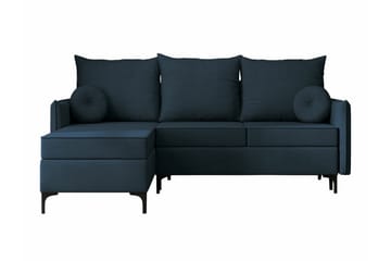 Knocklong 3-seters Hjørnesovesofa - Blå - Møbler - Sofaer - Sovesofaer - Hjørnesovesofa