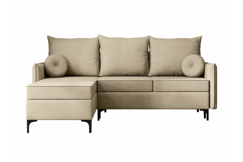 Knocklong 3-seters Hjørnesovesofa, Cream