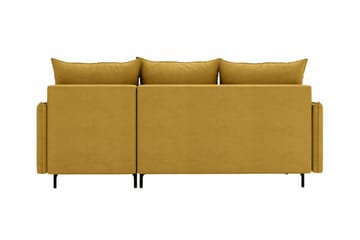 Knocklong 3-seters Hjørnesovesofa - Grå - Møbler - Sofaer - Sovesofaer - Hjørnesovesofa