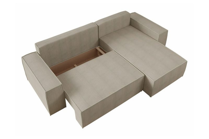 Knocklong 3-seters Hjørnesovesofa - Grå - Møbler - Sofaer - Sovesofaer - Hjørnesovesofa