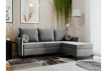 Knocklong 3-seters Hjørnesovesofa - Grå - Møbler - Sofaer - Sovesofaer - Hjørnesovesofa