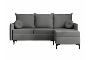Knocklong 3-seters Hjørnesovesofa - Grå - Møbler - Sofaer - Sovesofaer - Hjørnesovesofa