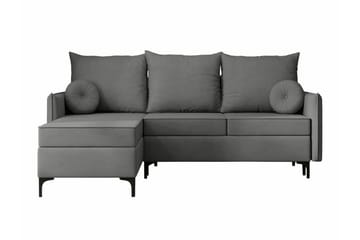 Knocklong 3-seters Hjørnesovesofa - Grå - Møbler - Sofaer - Sovesofaer - Hjørnesovesofa