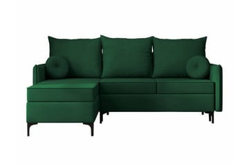 Knocklong 3-seters Hjørnesovesofa - Grøn - Møbler - Sofaer - Sovesofaer - Hjørnesovesofa