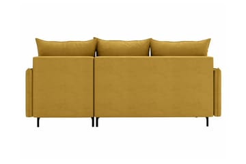 Knocklong 3-seters Hjørnesovesofa - Gul - Møbler - Sofaer - Sovesofaer - Sovesofa divan