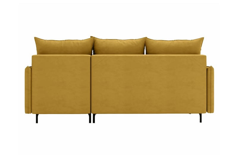 Knocklong 3-seters Hjørnesovesofa - Gul - Møbler - Sofaer - Sovesofaer - Sovesofa divan
