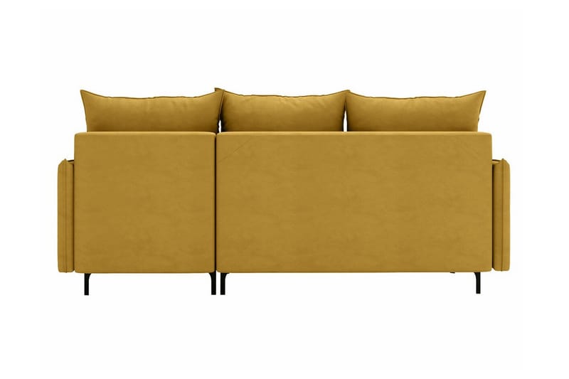 Knocklong 3-seters Hjørnesovesofa - Gul - Møbler - Sofaer - Sovesofaer - Sovesofa divan