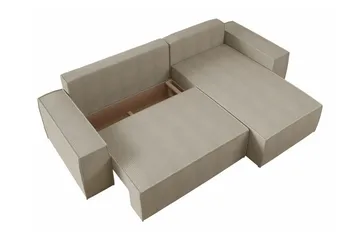 Knocklong 3-seters Hjørnesovesofa - Lyse brun - Møbler - Sofaer - Sovesofaer - Sovesofa divan