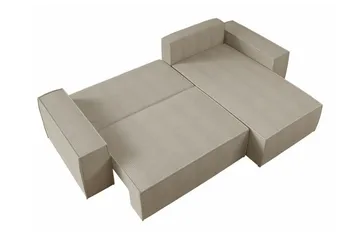 Knocklong 3-seters Hjørnesovesofa - Lyse brun - Møbler - Sofaer - Sovesofaer - Sovesofa divan
