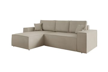 Knocklong 3-seters Hjørnesovesofa - Lyse brun - Møbler - Sofaer - Sovesofaer - Hjørnesovesofa