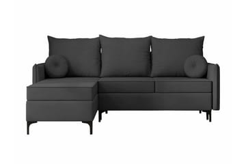Knocklong 3-seters Hjørnesovesofa - Mørkegrå - Møbler - Sofaer - Sovesofaer - Hjørnesovesofa