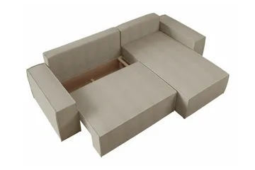 Knocklong 3-seters Hjørnesovesofa - Mørkegrå - Møbler - Sofaer - Sovesofaer - Hjørnesovesofa