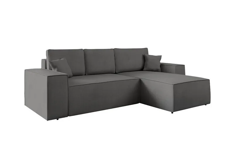 Knocklong 3-seters Hjørnesovesofa, Mørkegrå