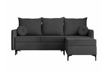 Knocklong 3-seters Hjørnesovesofa - Mørkegrå - Møbler - Sofaer - Sovesofaer - Hjørnesovesofa